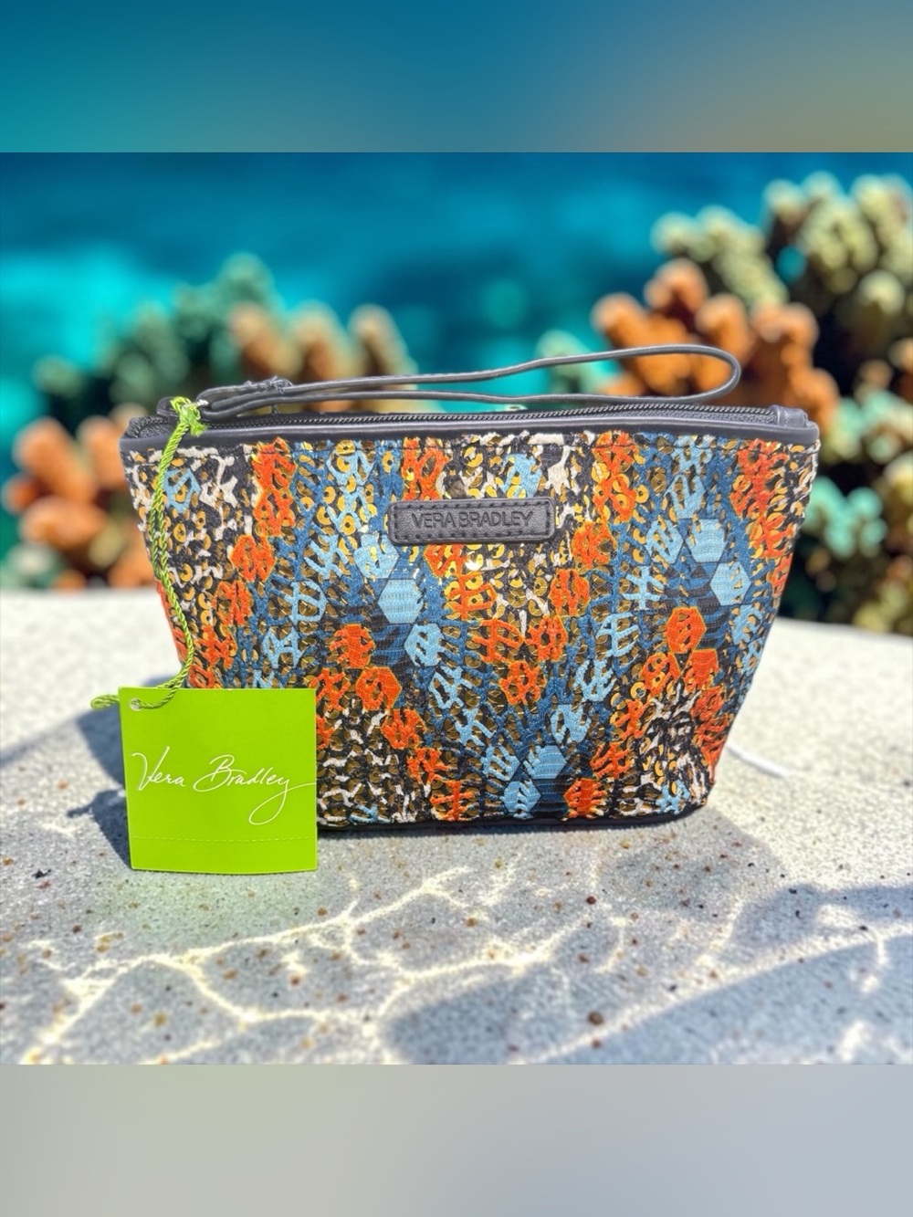 🧡💙VERA BRADLEY🧡💙Marrakesh Beads Summer Sparkle Wristlet/NWT
